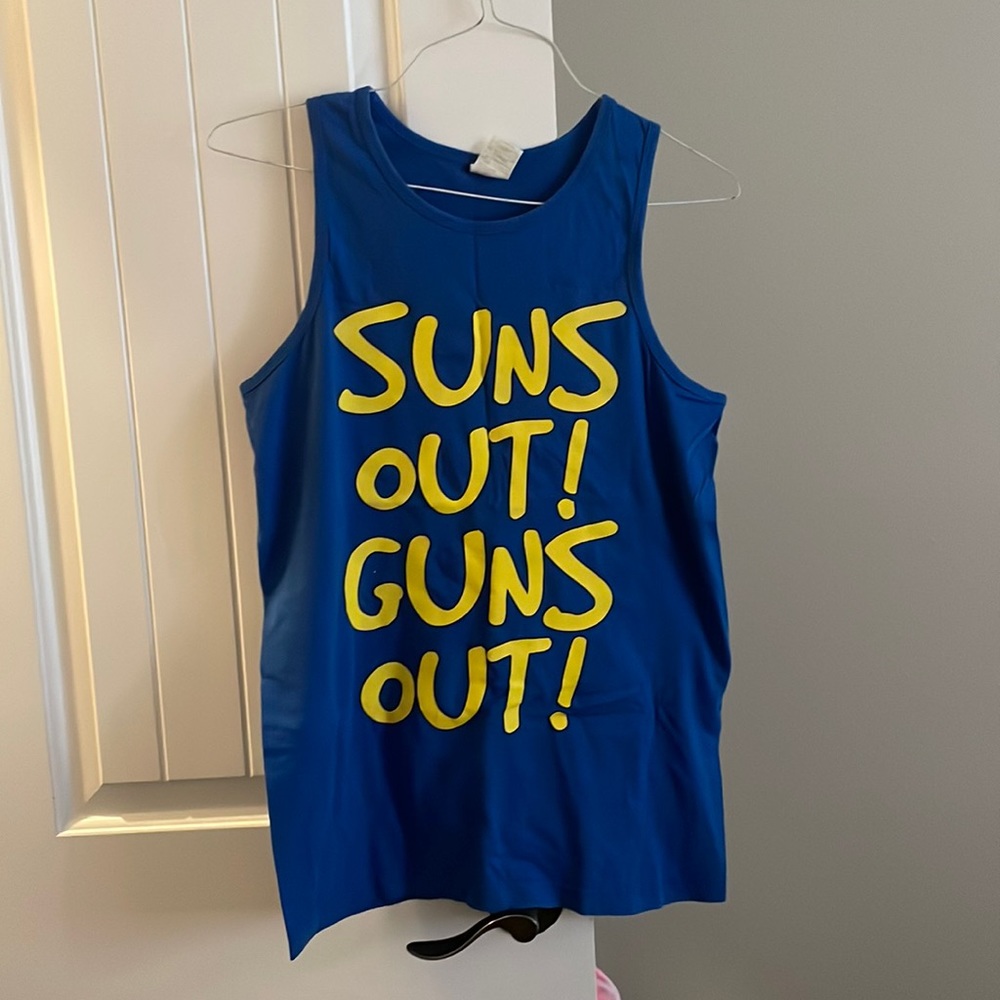 Suns out Guns out Tank
